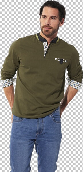 Thumbnail - Langarmshirt SAVIRO oliv