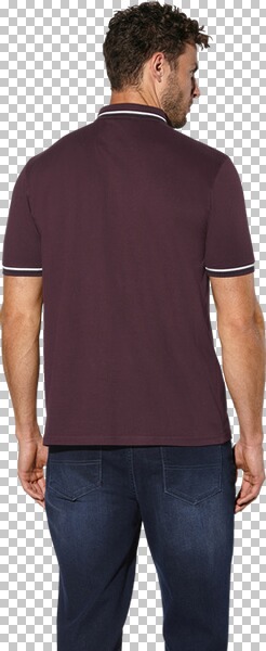 Thumbnail - Poloshirt TOSCARIO dunkelrot