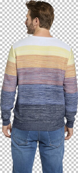 Thumbnail - Pullover CARIENO orange blau