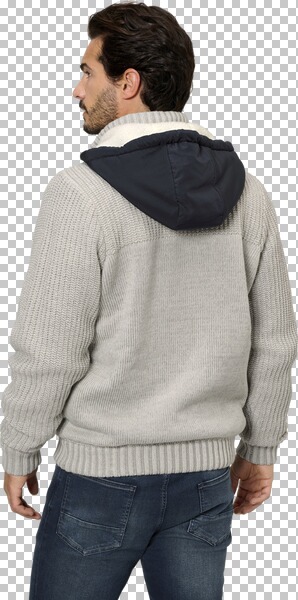 Thumbnail - Strickjacke RIVANETTO wollweiß