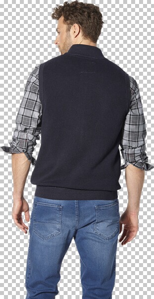 Thumbnail - Strickweste AMOTASSI dunkelblau