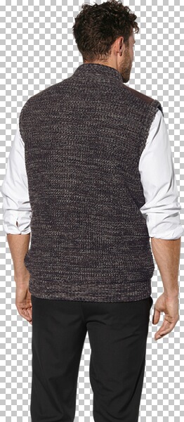 Thumbnail - Strickweste MAIALESSI dunkelbraun