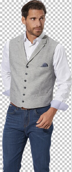 Thumbnail - Weste VESPASIANO grau