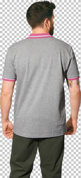 Thumbnail - Poloshirt EARL PAT hellgrau
