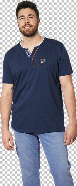 Thumbnail - T-Shirt EARL LUDUVON dunkelblau