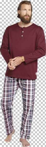 Thumbnail - 3 tlg. Schlafanzug HELIMAR dunkelblau dunkelrot