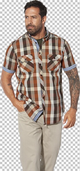 Thumbnail - Doppelpack Hemd GJELLE orange blau