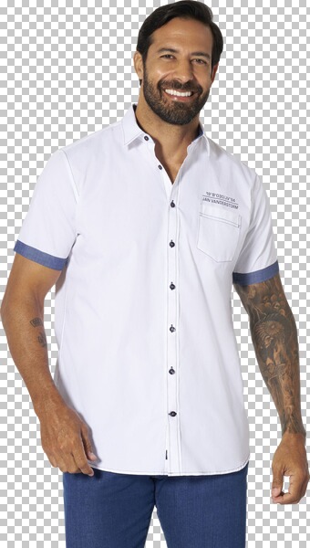 Thumbnail - Doppelpack Hemd HENOCH dunkelblau weiß