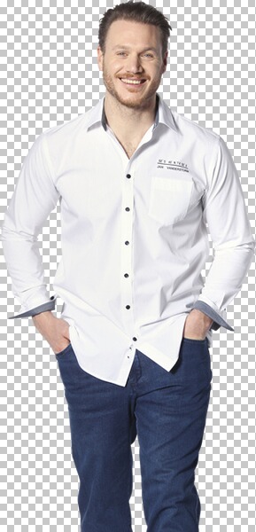 Thumbnail - Doppelpack Hemd ULFE dunkelblau weiß