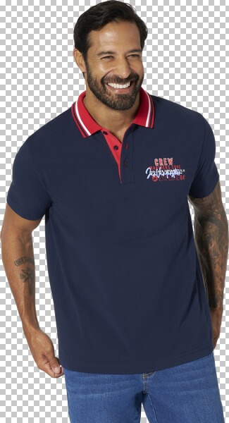 Thumbnail - Doppelpack Poloshirt TEOFIL rot dunkelblau