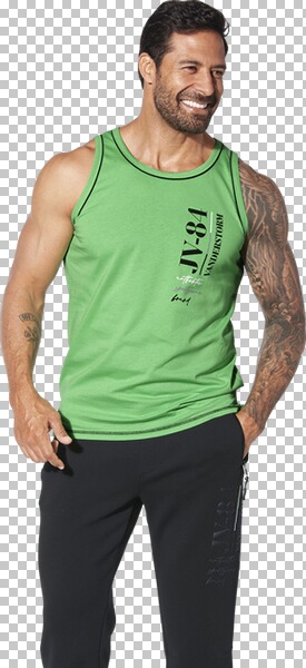 Thumbnail - Doppelpack Tanktop FINDOWIN hellgrün schwarz