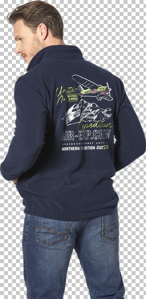 Thumbnail - Fleecejacke TERJE dunkelblau