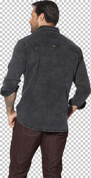 Thumbnail - Jeanshemd OLAVIK schwarz