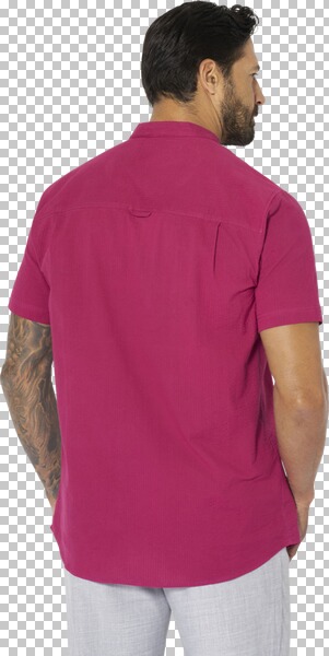 Thumbnail - Kurzarmhemd ALBART dunkelrot