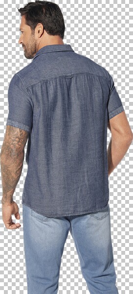 Thumbnail - Kurzarmhemd BRYNGUR blau