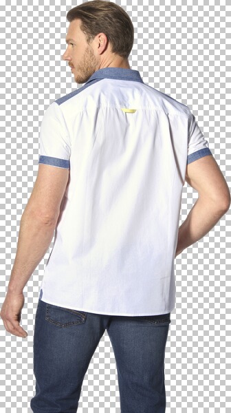 Thumbnail - Kurzarmhemd HERKKO weiß