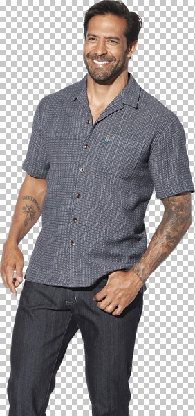 Thumbnail - Kurzarmhemd LEIFBOR blau