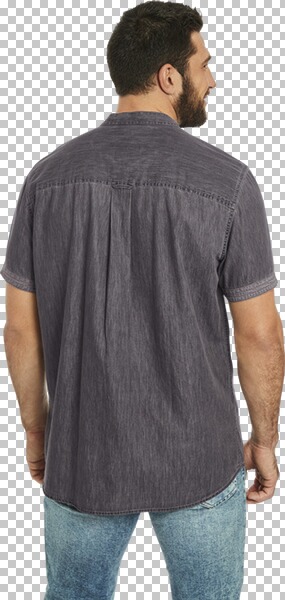 Thumbnail - Kurzarmhemd LUZZA grau