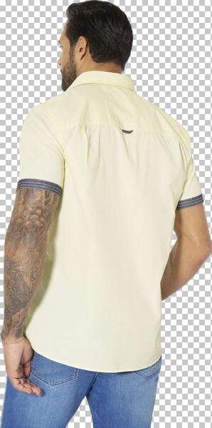 Thumbnail - Kurzarmhemd SNOFRED hellgelb