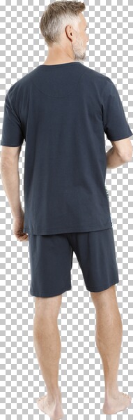 Thumbnail - Kurzer Schlafanzug AUDUN dunkelblau