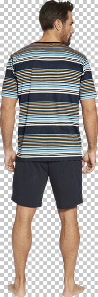 Thumbnail - Kurzer Schlafanzug DOSSARD dunkelblau