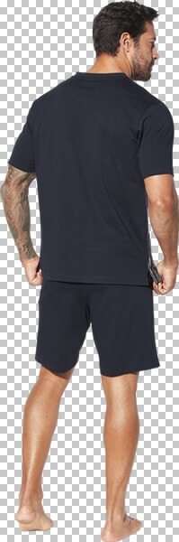 Thumbnail - Kurzer Schlafanzug RUNEBERG dunkelblau