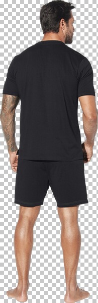 Thumbnail - Kurzer Schlafanzug SIGGARD schwarz