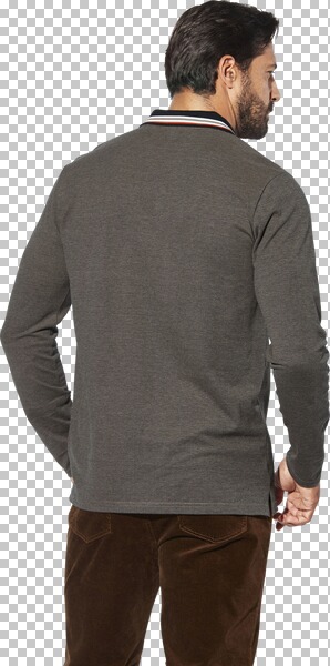 Thumbnail - Langarm-Poloshirt KNUTSEN braun
