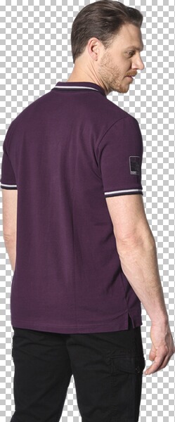 Thumbnail - Poloshirt FRETU dunkelrot