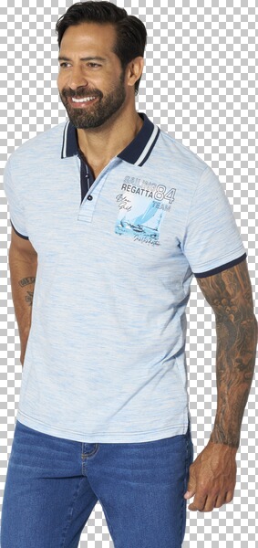 Thumbnail - Poloshirt GILGI hellblau