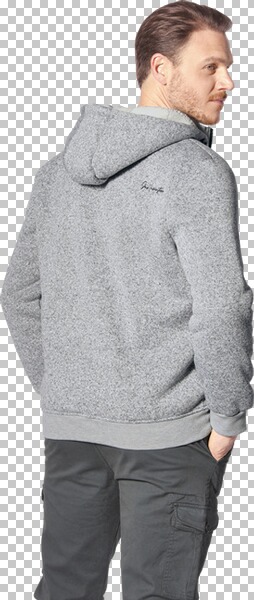 Thumbnail - Strickfleecejacke NORVID grau