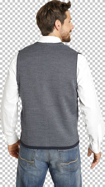 Thumbnail - Strickweste TANE dunkelblau blau