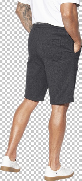 Thumbnail - Sweatbermuda PERMARSEN dunkelgrau