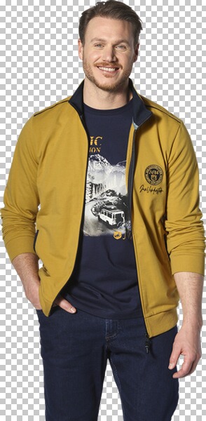 Thumbnail - Sweatjacke ANDTARSEN dunkelgelb