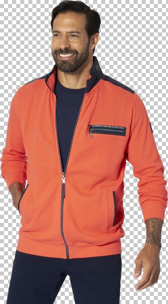 Thumbnail - Sweatjacke LEEVEN hellorange