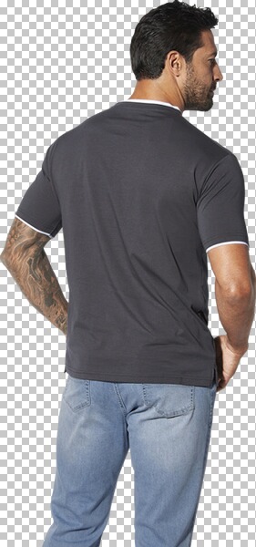 Thumbnail - T-Shirt FLEMMING dunkelgrau