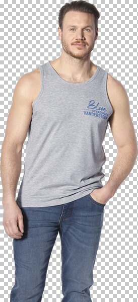 Thumbnail - Tanktop FELTON silbergrau