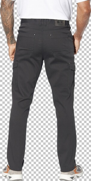 Thumbnail - Tiefbundhose HARSEN grau