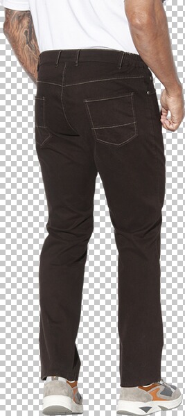 Thumbnail - Tiefbundhose SKANNI braun