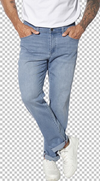 Thumbnail - Tiefbundjeans BJOWID hellblau