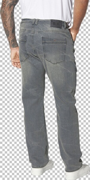 Thumbnail - Tiefbundjeans JURIEN grau