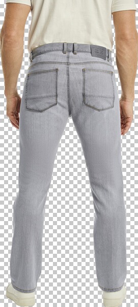 Thumbnail - Tiefbundjeans SEIBOLD hellgrau