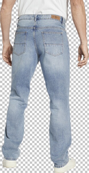 Thumbnail - Tiefbundjeans SIGUROR blau