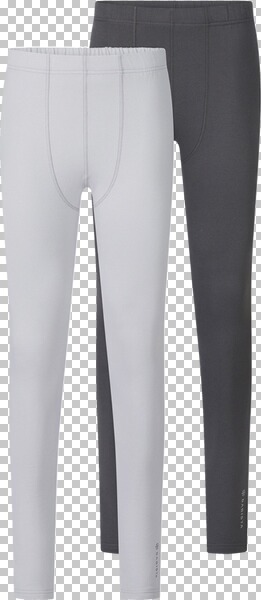 2er Pack Thermowäsche Unterhosen TIZIBELTO grau