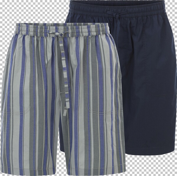2er Pack kurze Schlafhose ABEGESSI blau