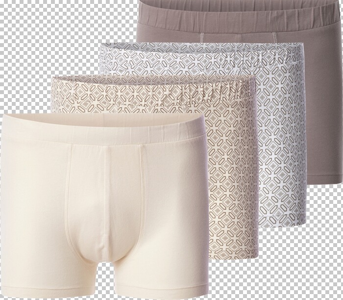 Set van 4 boxershorts VIRENZO bruin beige online kopen BABISTA