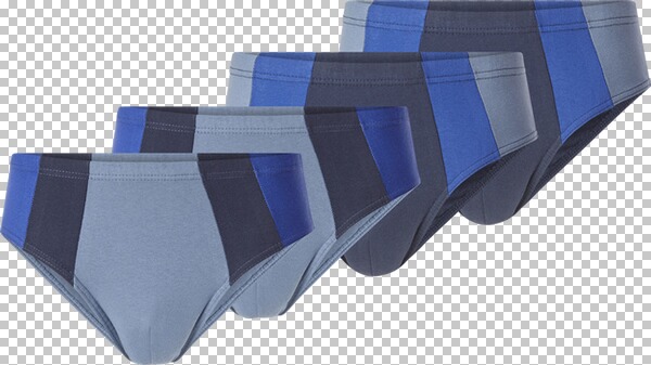 4er Pack Sportslip HORIENTO hellblau