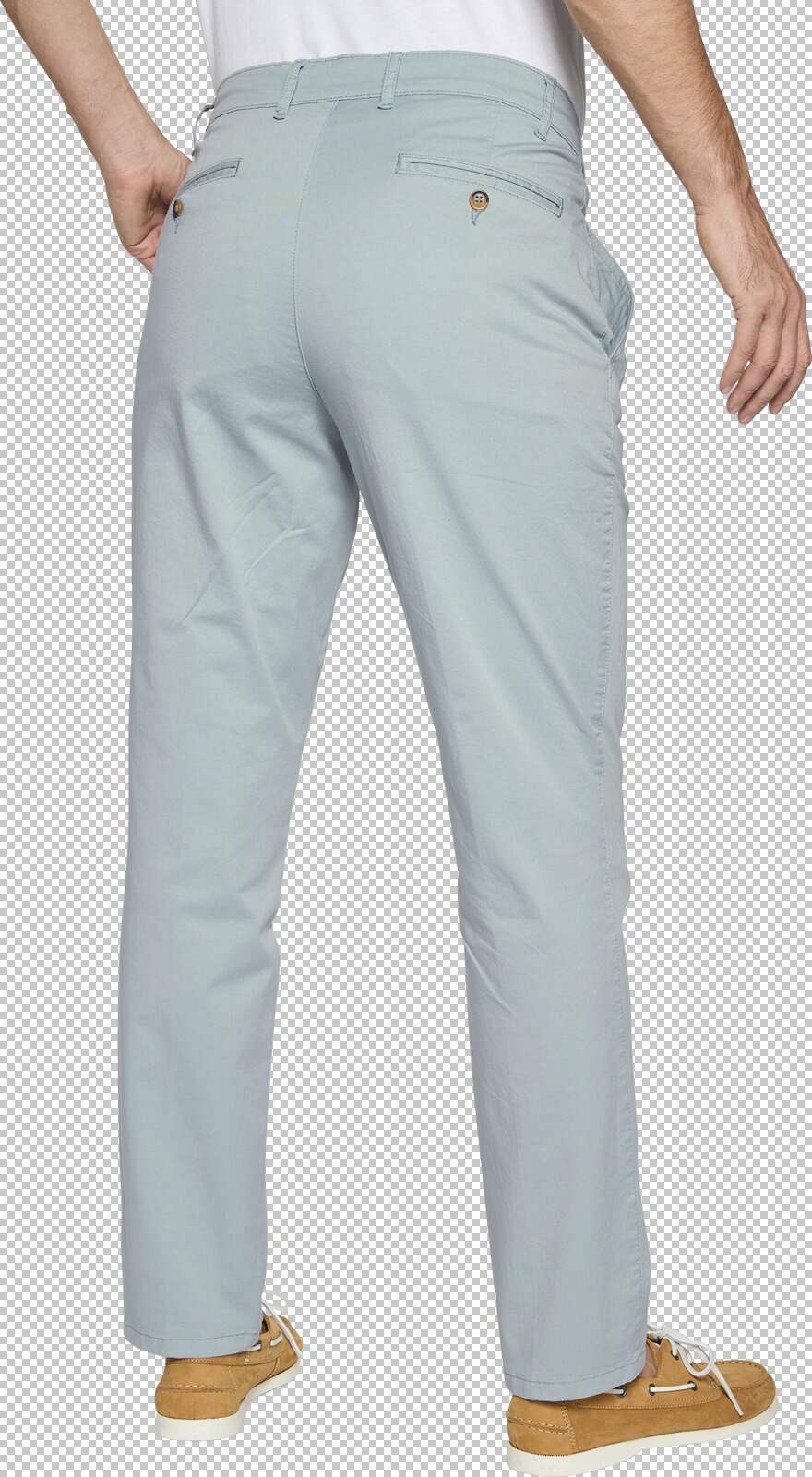 BABISTA Herren Chino Levano - Stretch Baumwollhose Mit Cord-Details