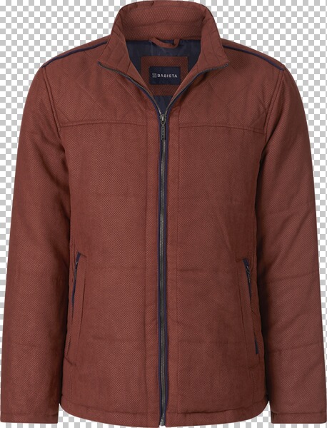 Jacke in Lederoptik TERANOTTI dunkelorange