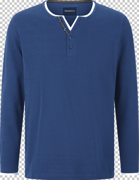 Langarmshirt LUCABELLI royalblau